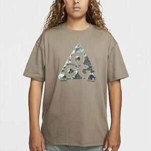 Nike ACG Mount Hood Graphic T-Shirt Men’s Sz Medium Gray Outdoors Streetwwear